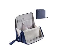 Standing Makeup Bag,Multi-Purpose Large Capacity Oxford Cloth Standing Makeup Bag,Portable Toiletry Bag and Stationery Storage Organizer with Compartments,Waterproof (1PC-F)