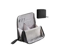 Standing Makeup Bag,Multi-Purpose Large Capacity Oxford Cloth Standing Makeup Bag,Portable Toiletry Bag and Stationery Storage Organizer with Compartments,Waterproof (1PC-A)