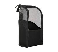 Standing Makeup Bag - Waterproof Cosmetic Storage Pouch, Upright Organizer Design, Durable Travel Toiletry Costrution, Spacious Interior Compartments | Camping Trips, Hotel Stays, Backpacking, Nero