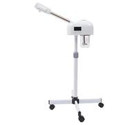 Standing ozono vaporizzatore facciale, motore a vapore 42 ℃ Face Steamer Facial Multifunzione con ugello girevole a 360 gradi e pannello di controllo LCD, vaporizzatore viso professionale per salone e