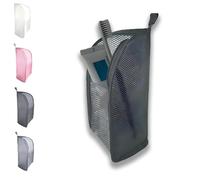 Standing Toiletry Bag, Portable & Lightweight Travel Toiletry Bag Compact Organizer for Bathroom Essentials, Perfect for Vacations, Business Trips, and Home Use (Black)