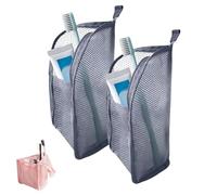 Standing Toiletry Bag, Portable Lightweight Travel Toiletry Bag, EVA Mesh, EVA Mesh Large Capacity Cosmetic Waterproof Bags for Travel (Gray)