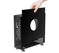STANDIS STANTE PER MAC MINI M4/M4 PRO 2024, Custodia PER Computer Verticale Protezione Responsabile della Staffa a Prova di Polvere, Custodia in Lega in Lega di Alluminio, (BLACK)