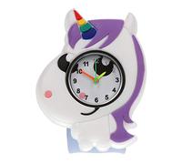 Stands Out, Supplying Outstanding Gifts Wacky Watch Fantasy Design Slapwatch Fast Fit Kids Kids Silicone Watch Band Learn to Tell The Time Unisex Instant Fit Qualsiasi Taglia, Unicorno, Unicorno