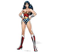 STANDUP In Cartone A Grandezza Naturale Di WONDER WOMAN DC COMICS Justice League