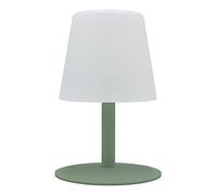 Lampada da tavolo wireless - Lumisky - Story Mini Olive - H25 cm - Piede in acciaio verde oliva - LED bianco e bianco caldo e bianco