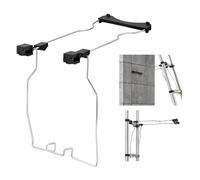 STANEW Distanziatore scala, stabilizzatore per scala, facile da montare e smontare, Adatto per scale pieghevoli con una distanza di gradini di 40 cm