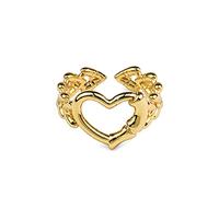 STANG 925 Anelli d'Argento per Le Donne a Forma di Cuore Vintage Gioielli alla Moda Grandi Anelli antichi Regolabili