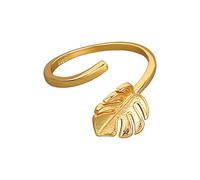 STANG Anelli d'Argento 925 per Le Donne a Forma di Foglia d'Epoca, Gioielli alla Moda, Grandi Anelli antichi Regolabili