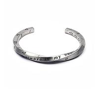 STANG Bracciale Vintage Bracciale da Battaglia Vichingo Bracciale da Uomo e da Donna in Acciaio al Titanio Bracciale da Coppia con Tendenza della personalità