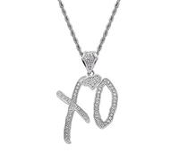 STANG Nuova Lega Hip-Hop Ciondolo Lettera Inglese XO Creativo nicchia Temperamento Collana Pendente Gioielli personalità di Moda Regalo