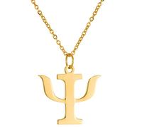 STANG Signore Sorpresa Piccolo Regalo personalità Psicologia Creativa Simbolo Psi Regalo Gioielli Ciondolo in Acciaio Inossidabile