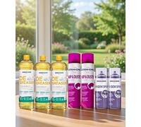 Stanhome Set Casa Pulizia 7 pezzi Mop Duster,Degraser sgrassatore E Spray Vetri