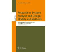 Stanisław Wrycz Research in Systems Analysis and Design: Models and (Tascabile)