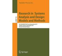 Stanisław Wrycz Research in Systems Analysis and Design: Models and (Tascabile)