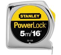 Stanley 0-33-158 Powerlock Flessometro, Pollici/Millimetri, 5 Metri