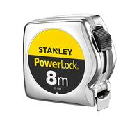 STANLEY 0-33-198 Flessometro Powerlock, 8 m x 25 mm, Pieno