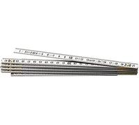 Stanley 0-35-305 - Metro pieghevole 2 m x 15 mm, in Duralluminio Gravemat, Multicolore (Multicolore)