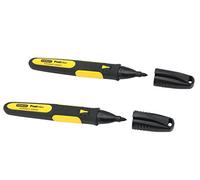 Stanley Tools - Fine Tip Markers - Black (Pack of 2)