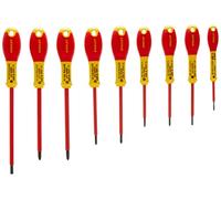Stanley 0-62-573 Cacciaviti Isolati, Str - Ph - Pozi - Tester, Set Di 10 Pz, Multicolore