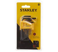 STANLEY 0-69-251 - Set di 8 chiavi esagonali maschio (brugola) piegate corte