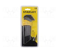 Stanley Set chiavi esagonali 0-69-257 - punta sferica, sistema imperiale - 12 pezzi