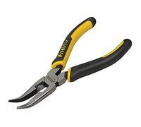STANLEY 0-89-871 Pinza Becchi Mezzotondi Lunghi Piegati a 45°, 160 mm