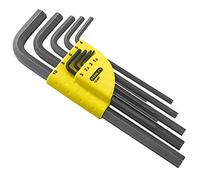 STANLEY 1-13-947 Chiavi Esagonali Piegate, Lunghe, Set di 9 pz