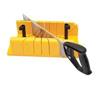 STANLEY 1-20-600 Tagliacornici in ABS e Sega a Dorso, 220 x 80 mm