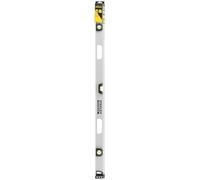 STANLEY 1-43-556 Livella a Bolla Fatmax Profilo a "I", 120 cm, Magnetica | Corpo resistente in alluminio con terminali antiurto, fiala centrale ingrandita, matita inclusa per una marcatura rapida