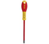 STANLEY 1-65-419 Cacciavite con Lama Isolata, 125 mm x 2, Pozidriv