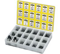 Stanley 1-68-741 Inserti Assortiti In Vassoio 200 Pozi / Phillips / Slotted