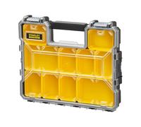 Stanley 1-97-519 Cassetta degli attrezzi Nero, Trasparente, Giallo - Cassetta degli attrezzi (Nero, Trasparente, Giallo, 446 mm, 74 mm, 357 mm)