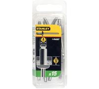 STANLEY 1-PAA58T Rivetti, Alluminio, 4 x 12.5 mm, Set di 15 pz