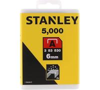 Stanley 1-TRA204-5T Graffette Tipo A 6mm 5000 Pezzi
