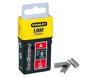 STANLEY 1-TRA204T Graffette Tipo A, 6 mm, Set di 1000 Pezzi