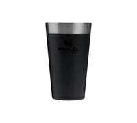 STANLEY 1913 Adventure Stacking Beer Pint 0.47L - Mantiene Le Bevande Fresche Per 4 Ore - Pinta Di Birra In Acciaio Inossidabile - Lavabile In Lavastoviglie - Black 2.0
