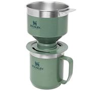 STANLEY 1913 Camp Mug con Perfect Brew Pour Over Set - Mantiene 1.5 Ore Caldo - 3 Ore Freddo - Lavabile In Lavastoviglie - Senza BPA - Termos Da Caffè con caffettiera - Filtro riutilizzabile - Green