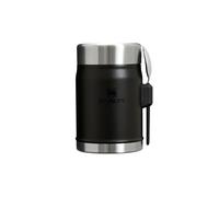 STANLEY 1913 Classic Legendary Food Jar 0.4L Con Spork - Thermos Mantiene Caldo O Freddo Per 7 Ore - Contenitore Termico Per Alimenti Caldi - Lavabile In Lavastoviglie - Senza BPA - Black 2.0