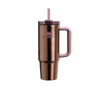 STANLEY 1913 Quencher Borraccia Con Cannuccia 0.89L - Polished Rose Gold | H2.0 - Flowstate - Freddo Per 9 Ore - Con Ghiaccio Per 40 Ore - Senza BPA - Tazza Termica Con Manico