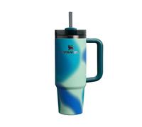 STANLEY 1913 Quencher H2.0 Flowstate Borraccia Con Cannuccia 0.89L - Freddo Per 9 Ore - Con Ghiaccio Per 40 Ore - Senza BPA - Tazza Termica Con Manico - Coastal Teal Motion