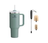 STANLEY 1913 Quencher H2.0 FlowState Borraccia con Cannuccia 1.18L - Shale | Freddo per 11 Ore - Bevanda Ghiacciata fino a 48 Ore - Include Spazzola per la Pulizia