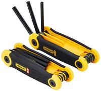 Stanley 2-69-267 Confezione 2 Set Chiavi Esagonali Maschio in Pollici/MM