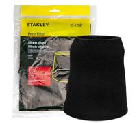 Stanley 25-1202 Filtro in schiuma per aspirapolvere bagnato/secco da 1-5 galloni, adatto per SL18910P-3, SL18130P, SL18133, SL18129, confezione da 1, nero