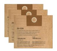 Stanley 25-1228 - Sacco filtro usa e getta da 2,5-3,5 litri per aspirapolvere a secco o umido, 3 sacchetti per confezione