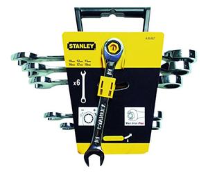 STANLEY 4-89-907 Set 6 chiavi combinate a cricchetto