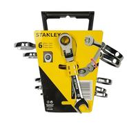 Chiavi combinate con impugnatura a cricchetto 6 pz. Stanley R4- 91- 444