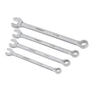 STANLEY - 4 PEZZI - CUSTODIA CON SET 4 CHIAVI COMBINATE A CRICCHETTO DA 11 A 17