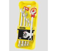 STANLEY - 5 PEZZI - CUSTODIA CON SET 5 CHIAVI COMBINATE A CRICCHETTO DA 10 A 17
