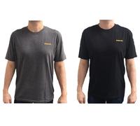 Stanley Abbigliamento T-Shirt Pacco Doppio Grigio & Nero - XXL Stctsgb2xxl